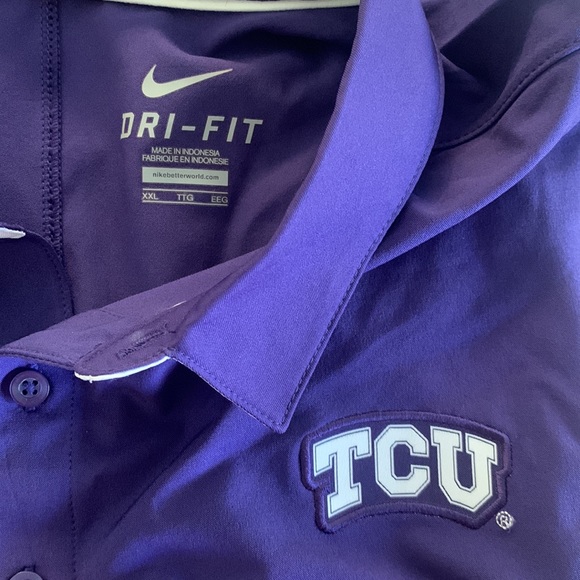 Nike DriFit TCU Polo - Picture 3 of 4